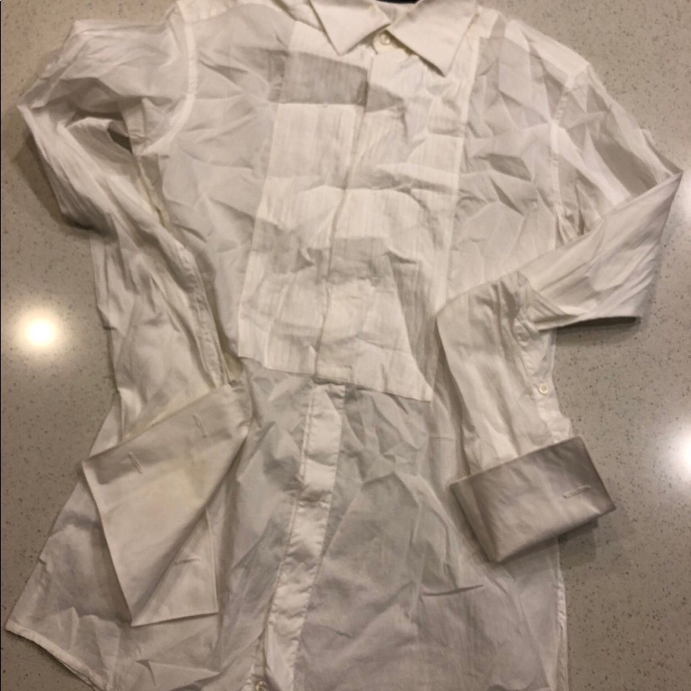 Gucci Tuxedo White shirt Size 15 1/2